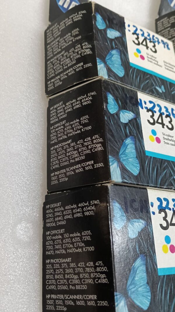 HP RIBBON OFFICE JET 343 TRI COLOUR HP INKJET PRINT CARTRIDGE PRECISE, RELIABLE ORIGINAL HP INKS - Image 6