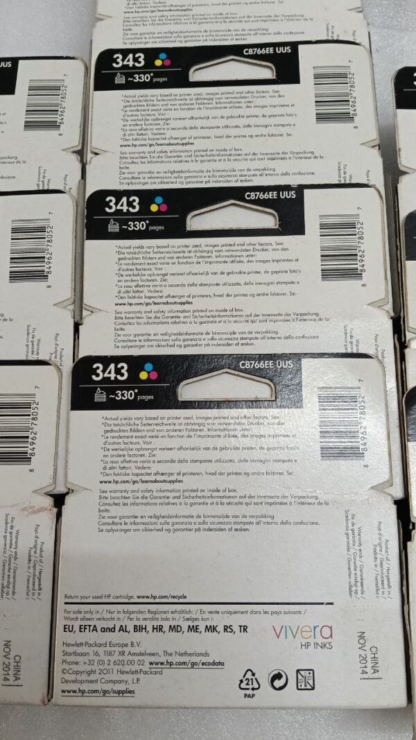 HP RIBBON OFFICE JET 343 TRI COLOUR HP INKJET PRINT CARTRIDGE PRECISE, RELIABLE ORIGINAL HP INKS - Image 10