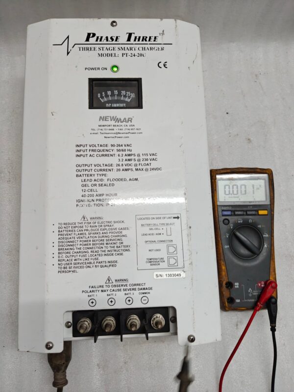 NEWMAR PT 24 20U THREE STAGE SMART CHARGER BATTERY CHARGER 20A 12:51 - Image 24