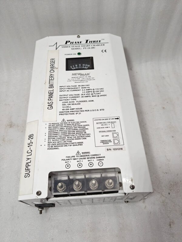 NEWMAR PT 24 20U THREE STAGE SMART CHARGER BATTERY CHARGER 20A 12:51 - Image 7