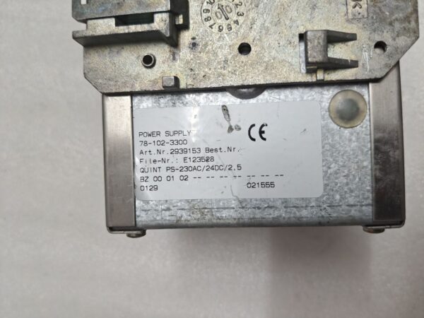 PHOENIX CONTACT QUINT-PS-230AC/24DC/2,5 POWER SUPPLY 2939153  QUINT PS 230AC / 24DC / 2.5A 16:56 - Image 8