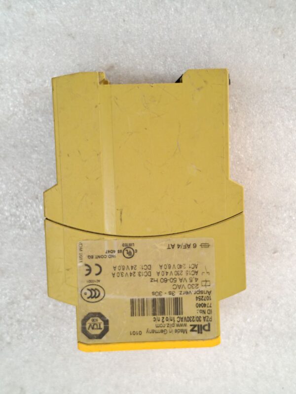 PILZ 774040 PZA 30/230VAC 1n/o 2n/c Safety Relay 774040 - Image 5