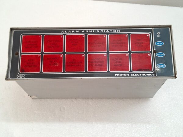 PROTON ELECTRONICS ALARM ANNUNCIATOR CONTROLLER 12:20