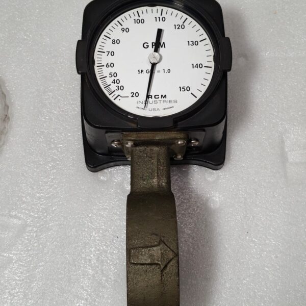 RCM INDUSTRIES 1 1/4 -71-R-100-C FLOWMETER 180 PSI 220F TEMP 1-1/4 12:04