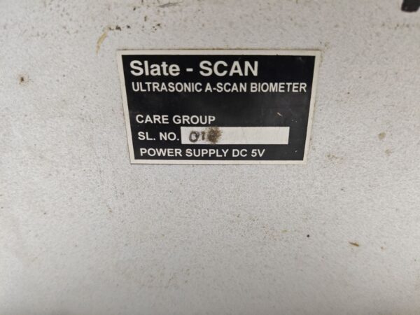 SLATE SCAN ULTRASONIC A SCAN BIOMETER CARE GROUP SL NO. 010 #2 13:14 - Image 6