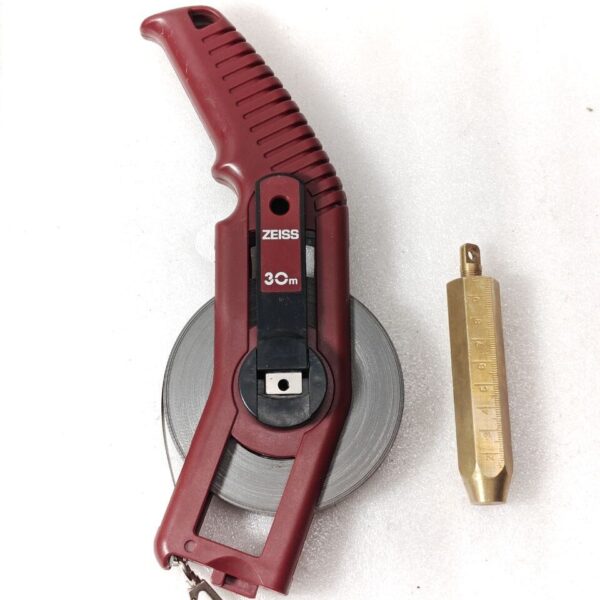 NEW ZEISS + 30 METTER OIL GAUGING TAPE MARINE INDUSTRY OIL TANK MEASUREMENT BASIC TAPE 11:46