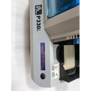 1 Zebra P330I High Speed Single Side ID Card Color Thermal Printer Power Tested 4