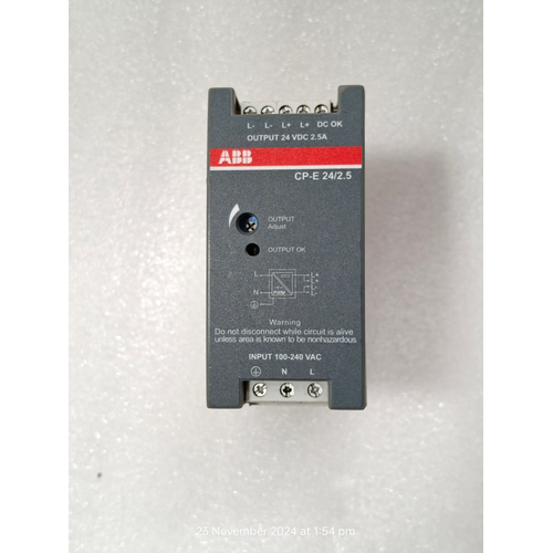 1SVR427035R0000 ABB (CP-E 24 2.5) POWER SUPPLY OUTPUT 24V 2 (6)