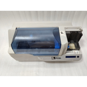 Zebra P330i Single-Sided ID Card Printer | High-Speed Color Retransfer | P330I w/ Ribbon & Power Supply  #2