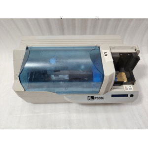 Zebra P330i Single-Sided ID Card Printer | High-Speed Color Retransfer | P330I w/ Ribbon & Power Supply  #5