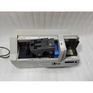 Zebra P330i Single-Sided ID Card Printer | High-Speed Color Retransfer | P330I w/ Ribbon & Power Supply  #6