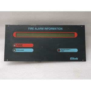 AS ELTEK FIRE ALARAM DISPLAYENHET ER 10 ENGELSK P/N 234112 VER. 003