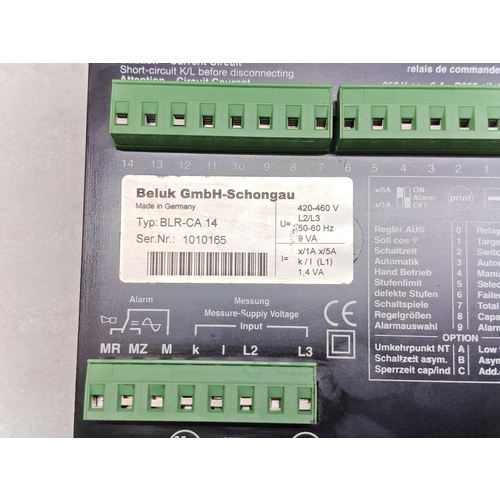 BELUK GmbH SCHONGAU BLR- CA 14 DIGITAL DISPLAY POWER FACTOR CONTROL REGULATOR (4)