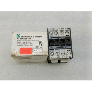 BENEDIKT &amp JAGER CONTACTOR K3-18ND01 400 AC3 400V~ 18A VDE0660