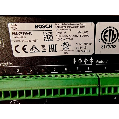 BOSCH PRS-2P250 EU PUBLIC ADDRESS PA SOUND SYSTEM POWER AMPLIFIER UNIT (4)