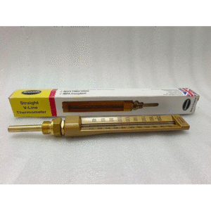Brannan 81/223/0 Straight V-Line Thermometer, 0-100°C, Bi-Metal Dial Gauge, New In Box
