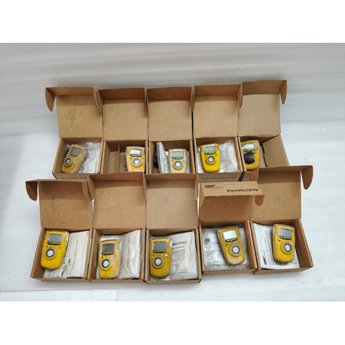 BW GASALERTCLIP EXTREME SINGLE GAS DETECTOR GA24XT-H HONEYWELL LOT OF 10 (3)