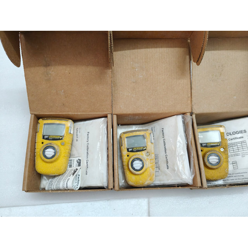BW GASALERTCLIP EXTREME SINGLE GAS DETECTOR GA24XT-H HONEYWELL LOT OF 10 (4)
