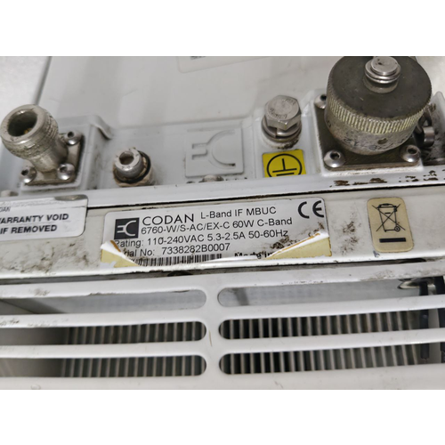 Codan 6760 WS ACEX C 60W L Band IF C Band MBUC. Made in Australia 16594-1 (1)