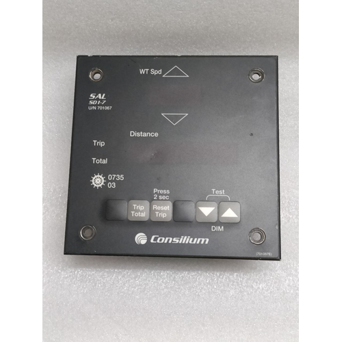 Consilium SAL R1 Speed Log SET Main unit ELC 701800 701488C DISPLAY SD1-7 NO 2 (6)