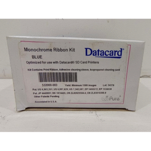 Datacard 532000-003 Premium Monochrome YMCKO Ribbon for SD/SDHC/SDXC Card Printing - Dark Blue