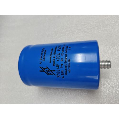 F & T AI ELECTROLYTIC CAPACITOR GERMANY 2700 UF 450V 6H IEC 60 384 4LL (3)