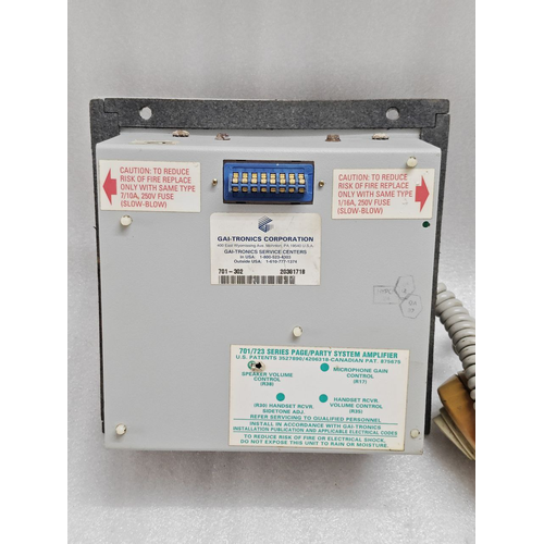 GAI-Tronics 701-302 HandsetSpeaker Telecom Amplifier #12 (7)