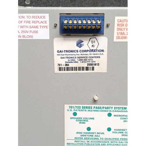 GAI-Tronics 701-304 HandsetSpeaker Telecom Amplifier #22 (12)