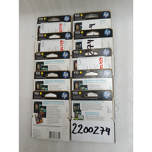 HP OFFICE JET 920 YELLOW ORIGINAL INK CARTRIDGE (9)