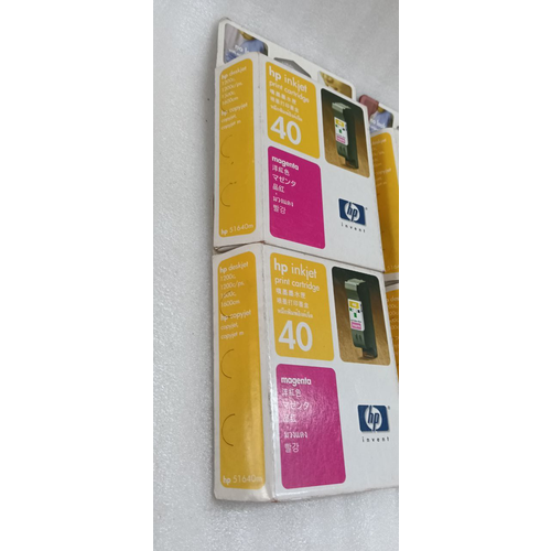 HP RIBBON 40 INKJET PRINT CARTRIDGE MAGENTA (PINK) ORIGINAL, NO LEAK, NO SMUDGE (9)