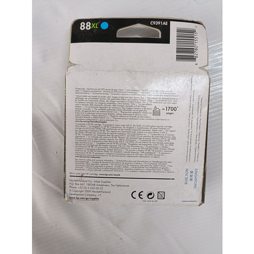 HP RIBBON 88 XL OFFICE JET CYAN (BLUE) INK CARTRIDGE (3)