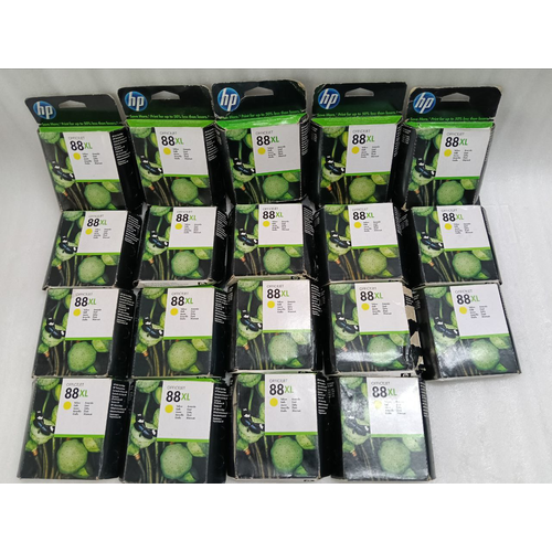 HP RIBBON 88 XL OFFICE JET YELLOW INK CARTRIDGE (1) HP RIBBON 88 XL OFFICE JET YELLOW INK CARTRIDGE 1 1