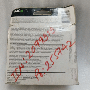 HP RIBBON 940 XL OFFICE JET BLACK HIGH YIELD ORIGINAL INK CARTRIDGE 3