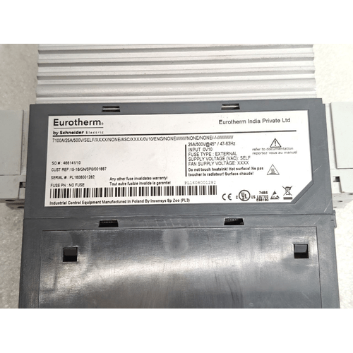 INVENSYS EUROTHERM HEATER POWER CONTROLLER 7100A 25A SELF (3)