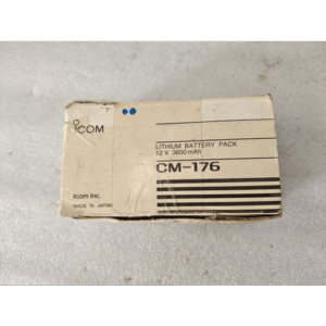 Icom CM - 176 LITH. 12V 3600mAh 44Wh LITHIUM BATTERY 00403 Made In Japan 13 Icom CM 176 LITH. 12V 3600mAh 44Wh LITHIUM BATTERY 00403 Made In Japan 33