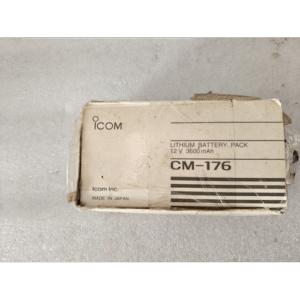Icom CM - 176 LITH. 12V 3600mAh 44Wh LITHIUM BATTERY 00403 Made In Japan 18 Icom CM 176 LITH. 12V 3600mAh 44Wh LITHIUM BATTERY 00403 Made In Japan 38