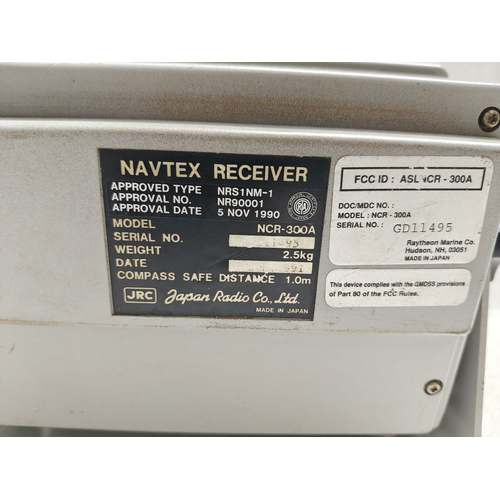 JAPAN RADIO CO. LTD. (JRC) NCR-300A NAVTEX RECIEVER,PRINTER, TYPE-NRS1NM-1 NR90001 GD11495 (2)