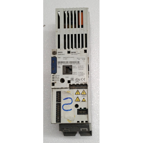 LENZE INVERTER #2 E84AVSCE2224SX0 8400 STATELINE C 2.2KW 5060 HZ IP20 1848 (7)