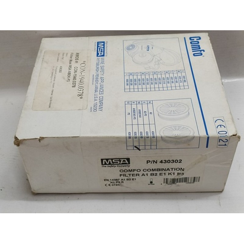 MSA COMFO COMBINATION FILTER A1 B2 E1 K1 P3 93 MSA ABEK P3 (4) MSA COMFO COMBINATION FILTER A1 B2 E1 K1 P3 93 MSA ABEK P3 4