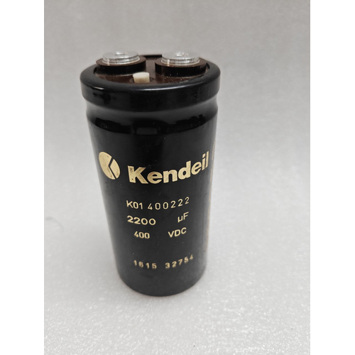 NEW KENDEIL K01 400222 2200 UF 400 VDC CAPACITOR 1615 32754 (1)