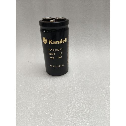 NEW KENDEIL K01 400222 2200 UF 400 VDC CAPACITOR 1615 32754 (9)