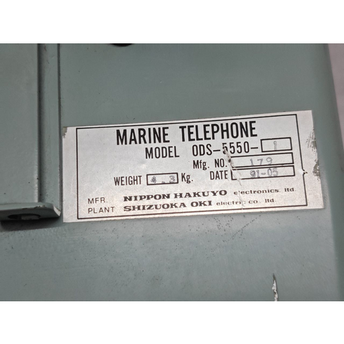 NIPPON OKI ODS 5550 1 MARINE TELEPHONE MFG NO 179 #3 (7)