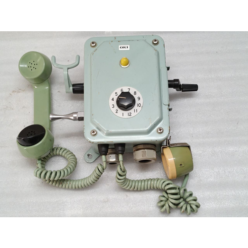 NIPPON OKI ODS 5550 1 MARINE TELEPHONE MFG NO 179 #3 (9)