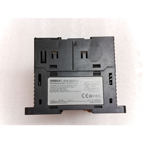 OMRON CP1E E40DR A PLC CPU MODULE PROGRAMMABLE CONTROLLER LOT (9)