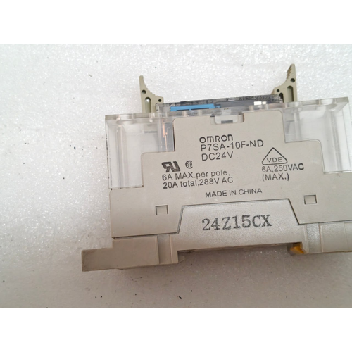 OMRON G7SA-3A1B 24VDC Relay with P7SA-10F-ND Socket Base (16)