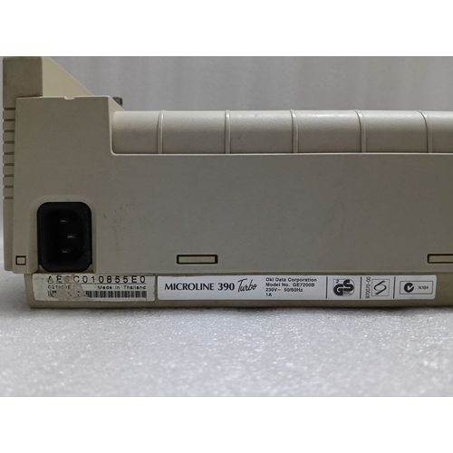 Oki MICROLINE 390 TURBO 24 pin Standard Dot Matrix Printer 220V #11 (17)