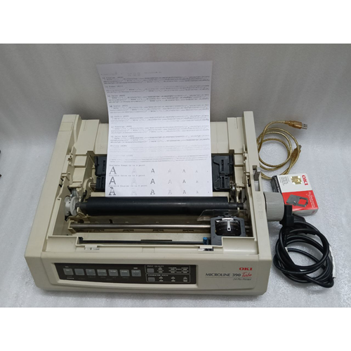 Oki MICROLINE 390 TURBO 24 pin Standard Dot Matrix Printer 220V #11 (20)