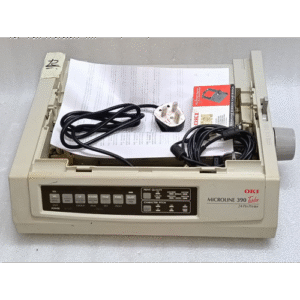 Oki MICROLINE 390 TURBO 24 pin Standard Dot Matrix Printer 220V #12