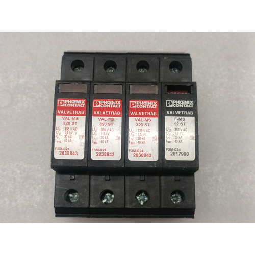 Phoenix Contact Valvetrab – Val-Ms 320ST 2838843 & F-MS 12ST 2817990 LOT (1)