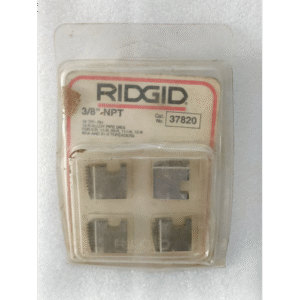 RIDGID 37830 Pipe Threading Dies 3/8 Npt Alloy Pipe Dies 37820